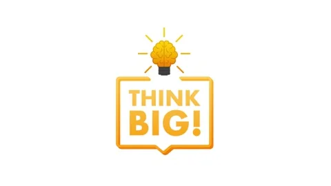 Think big brain light bulb animation with alpha channel Stock Footage 313076849