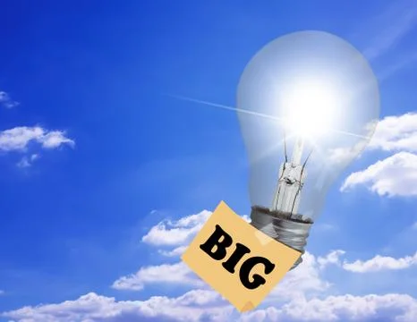 Think Big Concept Stock Photos