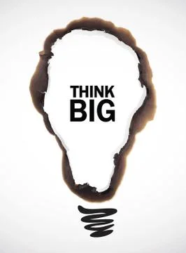 Think big 스톡 일러스트