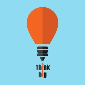 Think big Stock-Illustration