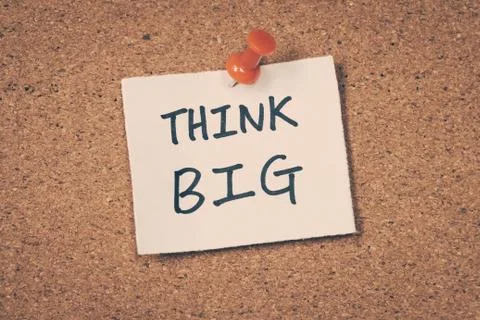 Think big Stock Photos