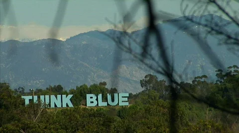 Think blue 02 Stock-Footage 330483