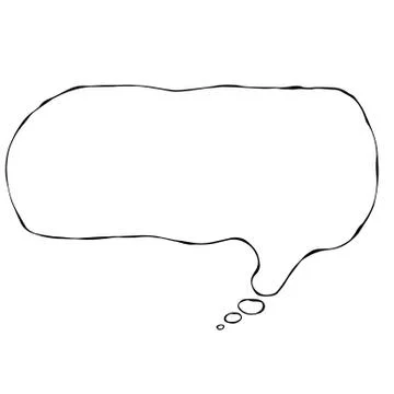 Think Bubble Icon Vector Illustraition Stock Illustration