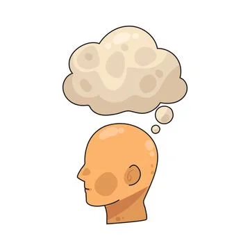 Think bubble illustration Stock Illustration