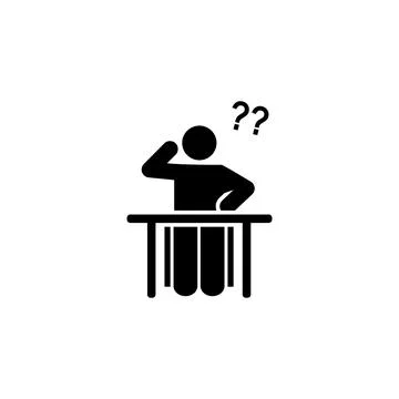 Think, classroom, school icon. Element of education pictogram icon. Premium Stock Illustration
