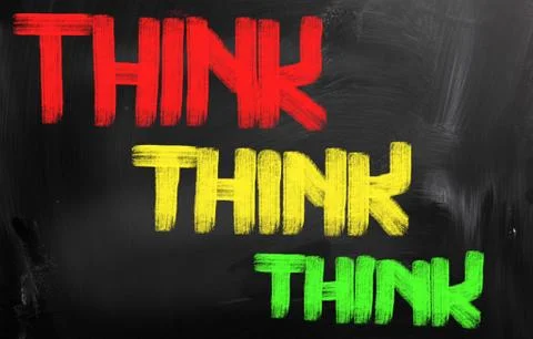 Think Concept Illustrazione stock