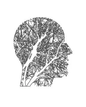 Think Contemplate Thought Stock Illustration
