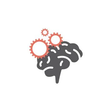 Think design over black background vector illustration. Stock Illustration