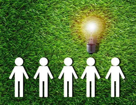 Think Different Concept Foto stock