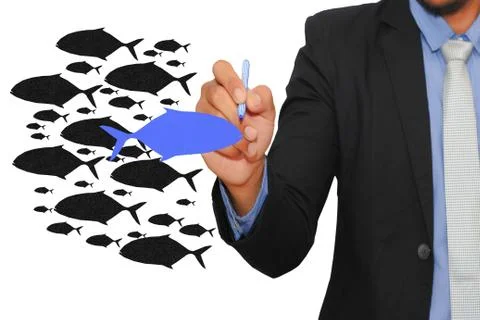 Think different Stock Illustration