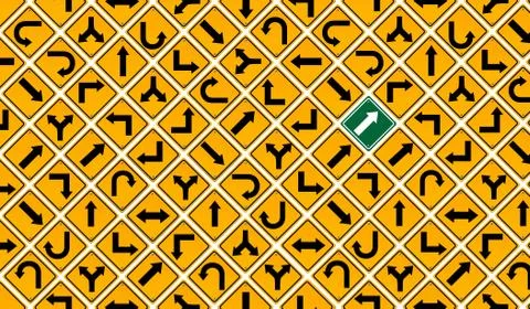 Think Different Stock Illustration