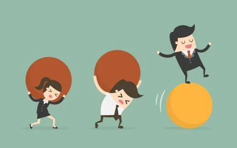 Think Different Stock Illustration