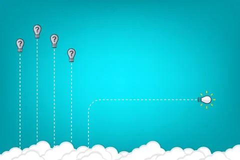 Think differently - Being different, taking risky, move for success in life Stock Illustration