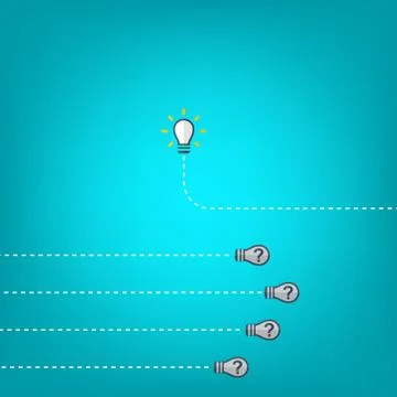 Think differently - Being different, taking risky, move for success in life -The Stock Illustration