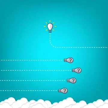 Think differently - Being different, taking risky, move for success in life -The Stock Illustration