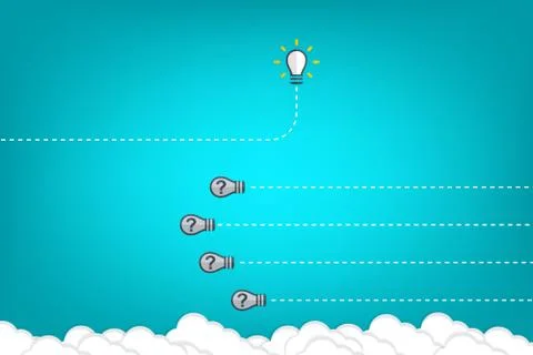 Think differently - Being different, taking risky, move for success in life -The Stock Illustration