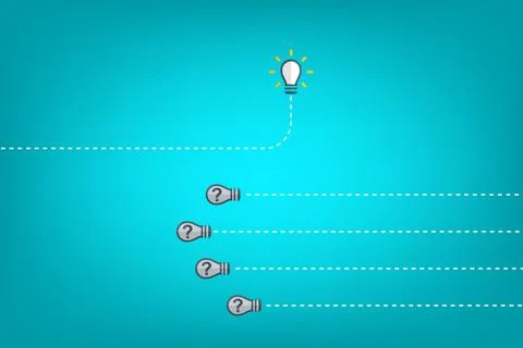 Think differently - Being different, taking risky, move for success in life -The Stock Illustration
