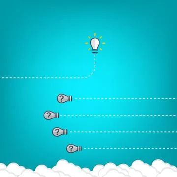 Think differently - Being different, taking risky, move for success in life -The Stock Illustration