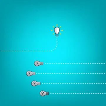 Think differently - Being different, taking risky, move for success in life -The Stock Illustration