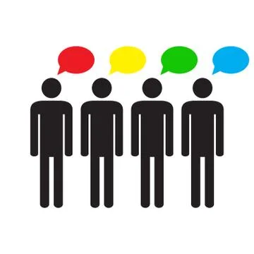 Think differently. Stock-Illustration