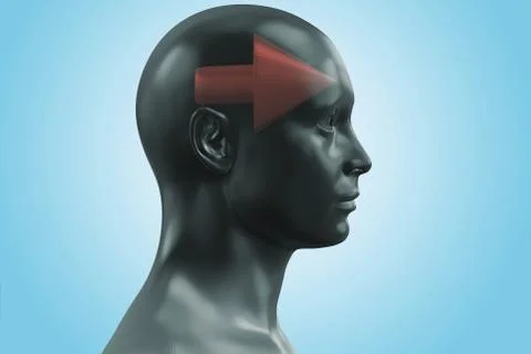 Think forward Stock Illustration