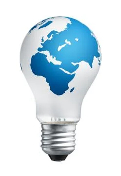 Think globe Stock Illustration