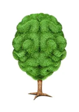 Think green Illustrazione stock