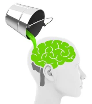 Think green Stock Illustration