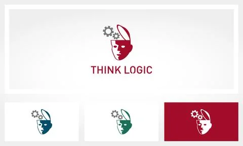 Think Logic Logo Stock Illustration