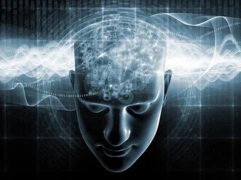 Think of a Number Illustrazione stock