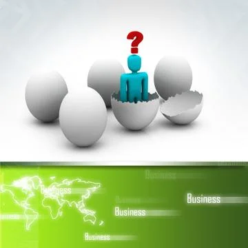 Think out of the Box Stock Illustration