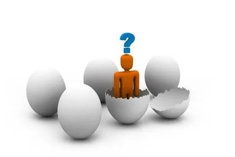 Think out of the Box Stock Illustration