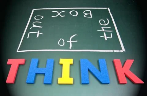 Think out of box Fotos de archivo