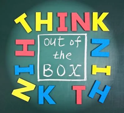 Think out of box Fotos Stock