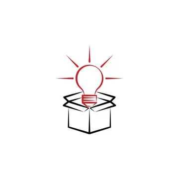 Think outside the box 2 colored line icon. Simple colored element illustration Stock Illustration