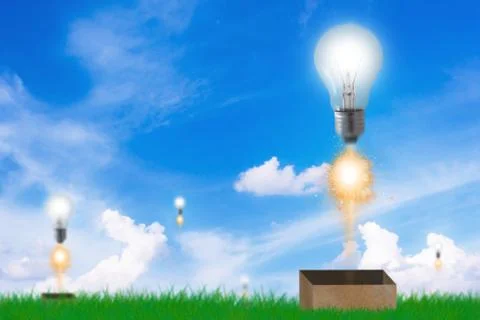 Think Outside The Box Concept Stock Photos