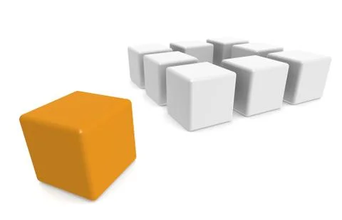 Think Outside The Box Stock Illustration