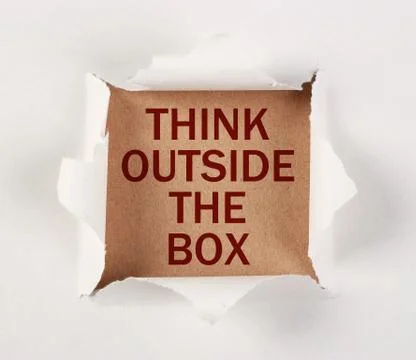 Think Outside The Box Stock Photos