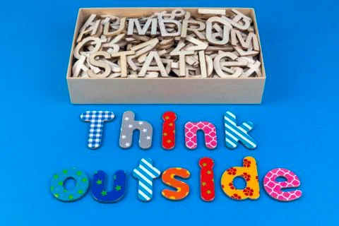 Think Outside The Box 写真素材