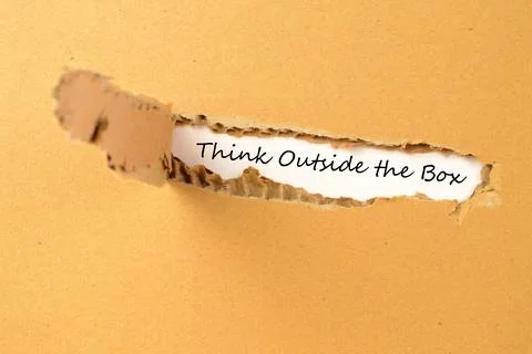 Think Outside The Box Stock Photos