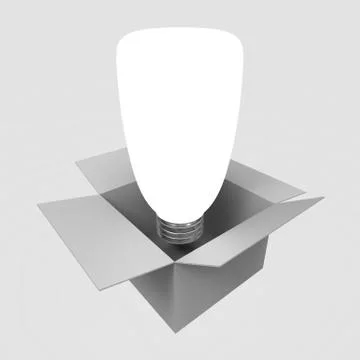 Think outside the box x Stock Illustration