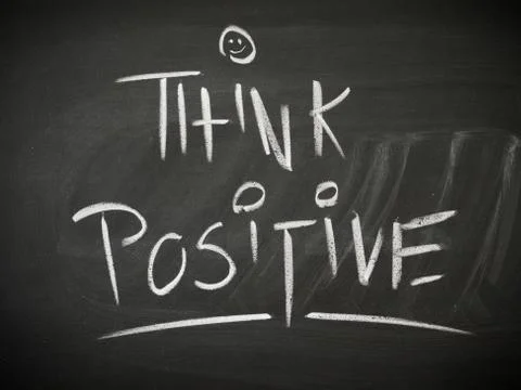Think positive concept Stock Photos