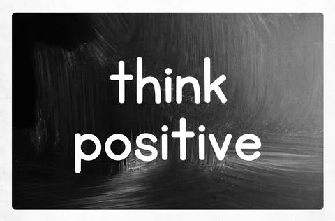 Think positive concept Stock Photos