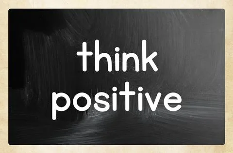Think positive concept Stock Photos