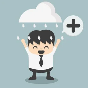 Think positive Stock-Illustration