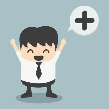 Think positive Stock Illustration