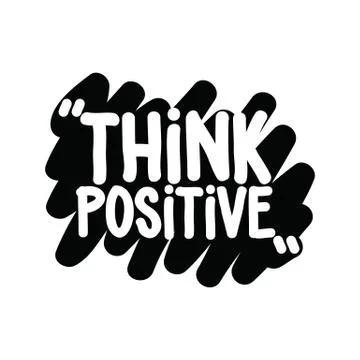 Think positive Stock Illustration