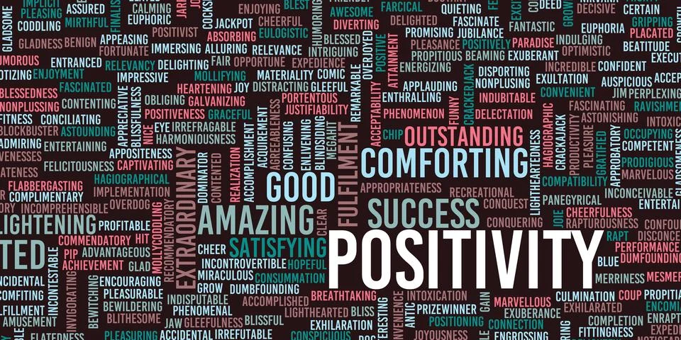 Think Positive Stockillustratie