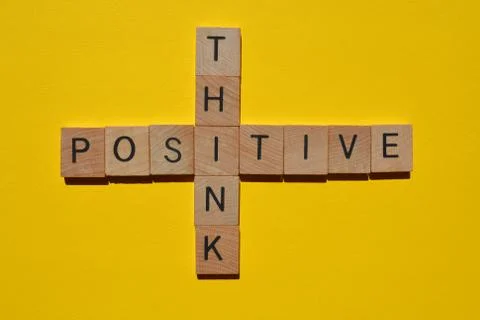 Think Positive Foto stock