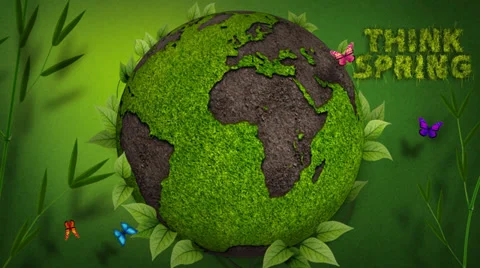 Think Spring Grass Stock Footage 35475746